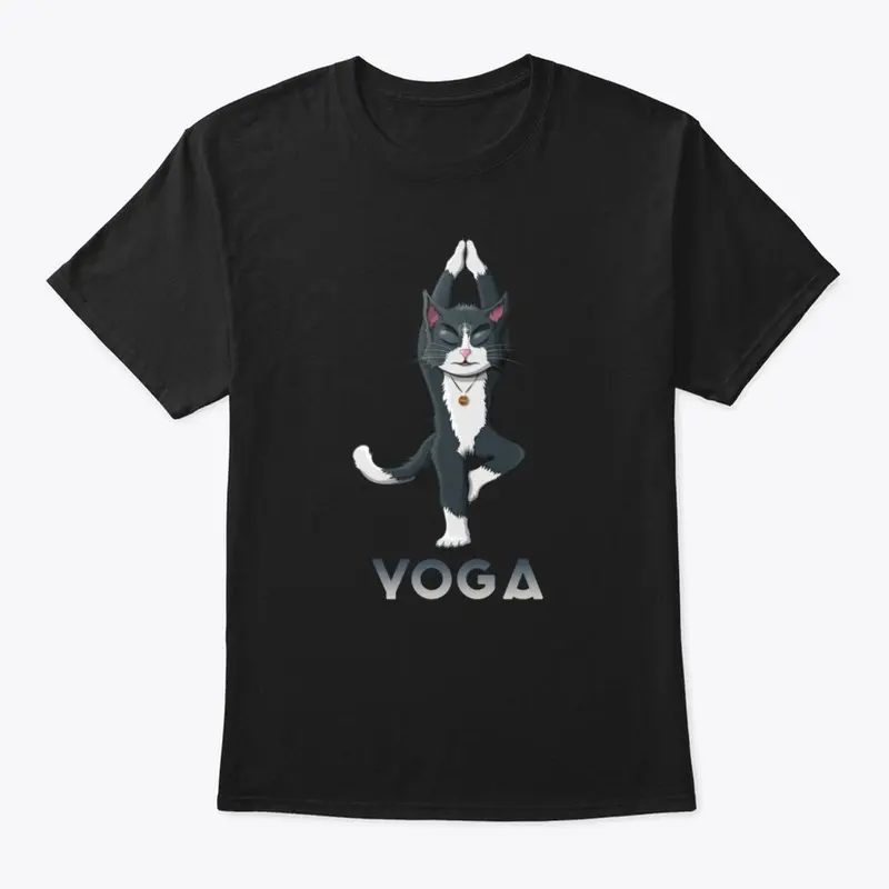 Yoga Cat T-Shirts!